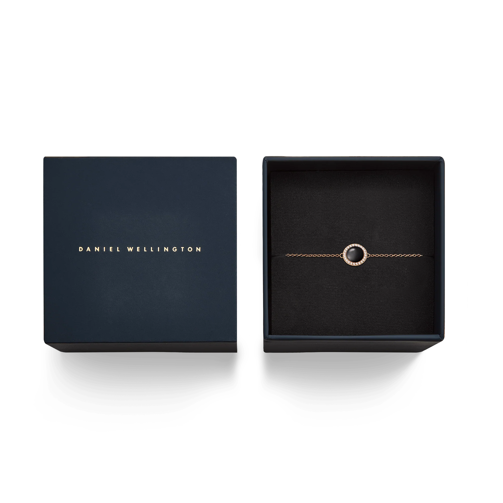 Audrey Bracelet Black Agathe Rose Gold - Image 5