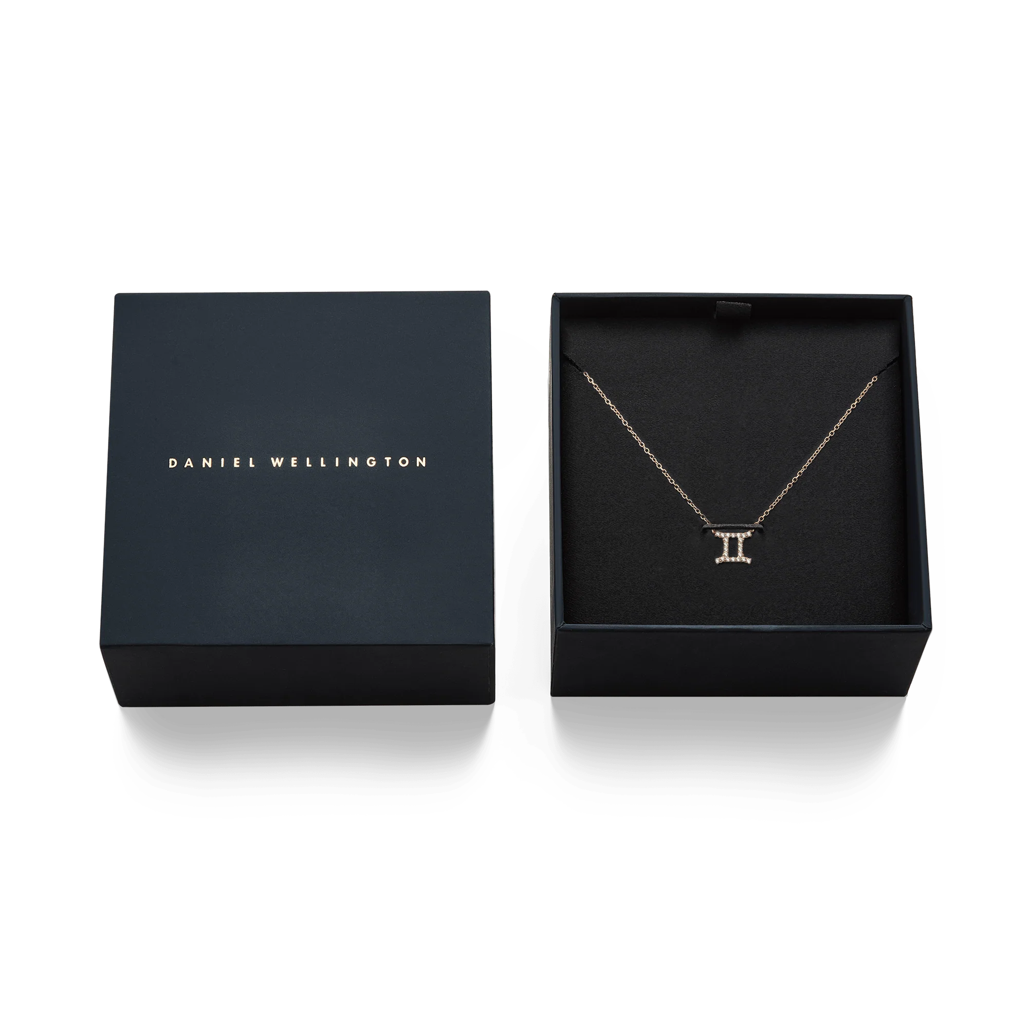 Crystal Zodiac Chain Necklace Gold - Image 40