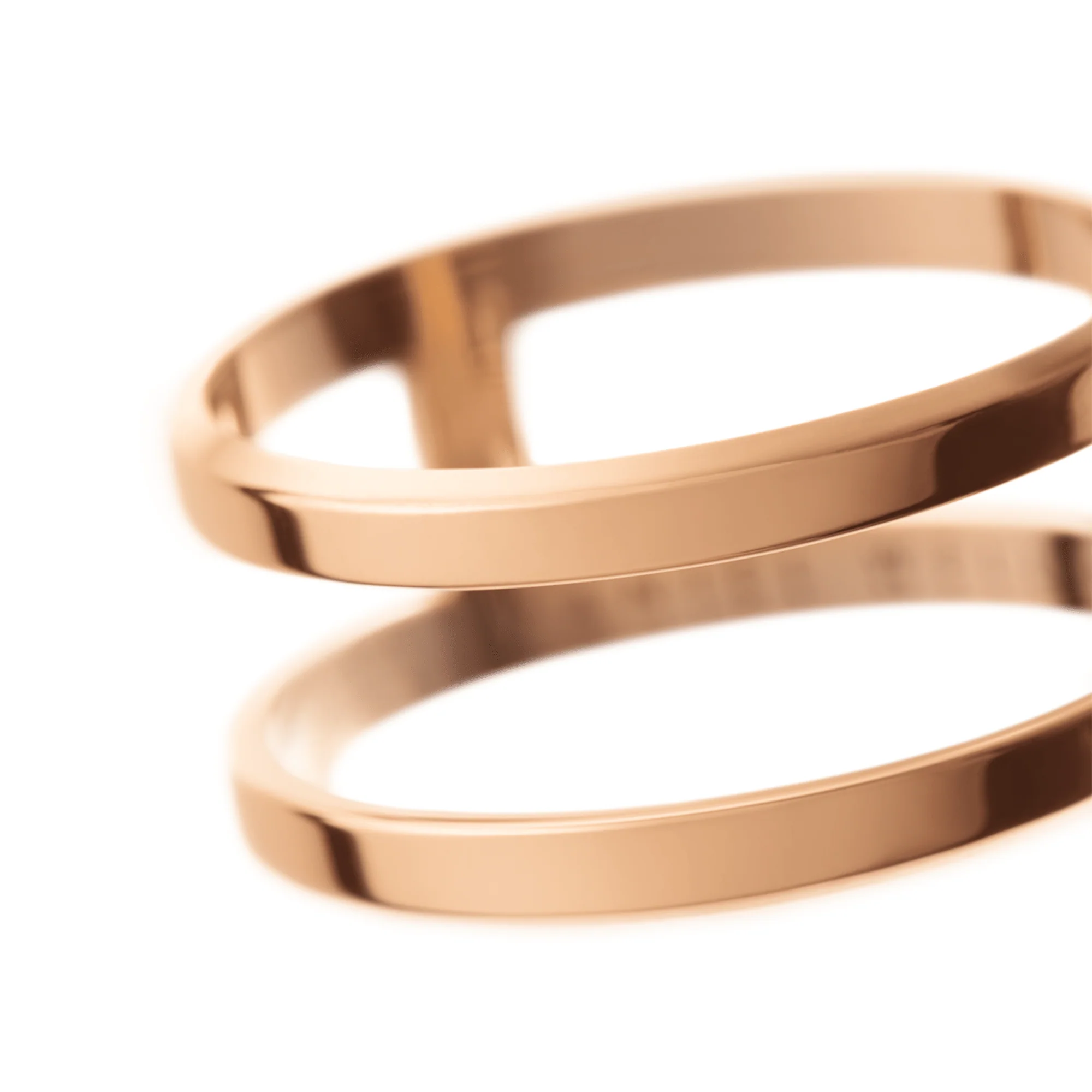 Elan Dual Ring Rose Gold - Image 3