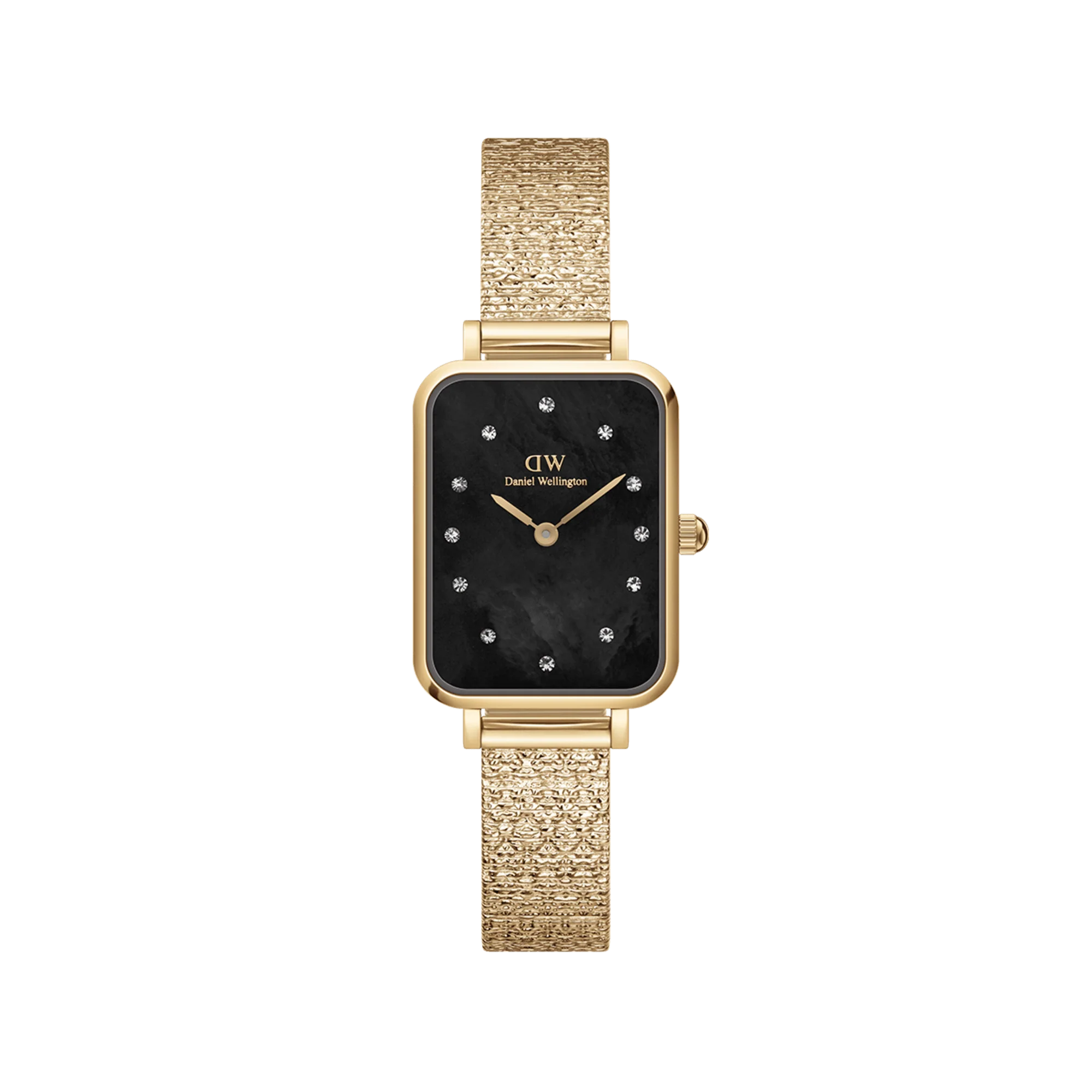 Quadro Lumine Pressed Piano Black MoP Gold