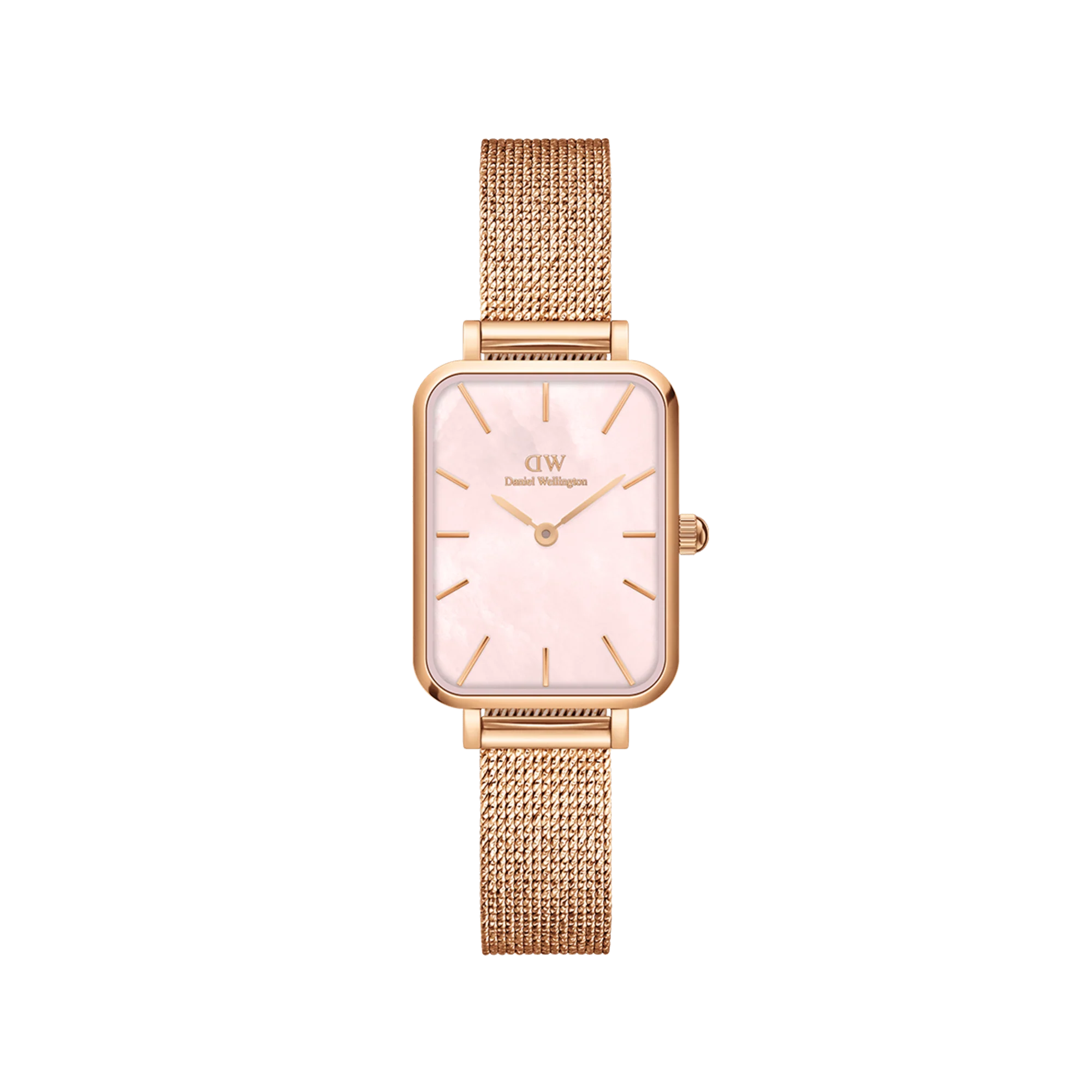 Quadro Pressed Melrose Pink MoP Rose Gold